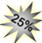 25 % rabat