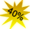40 % rabat